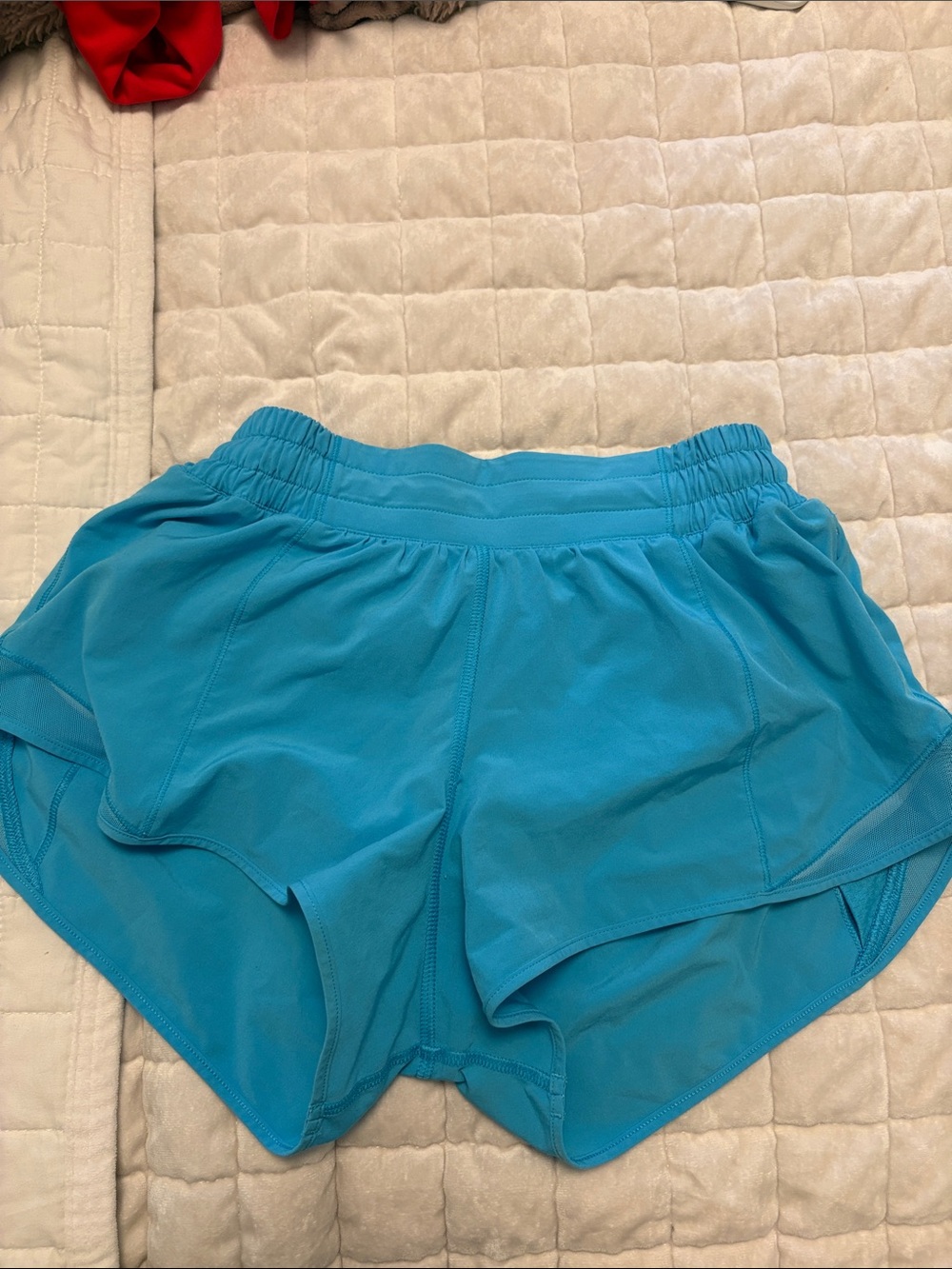 lululemon athletica Bright Teal Running Shorts